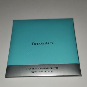 Tiffany & Co. Blue and Silver Polishing Cloth- NEW
